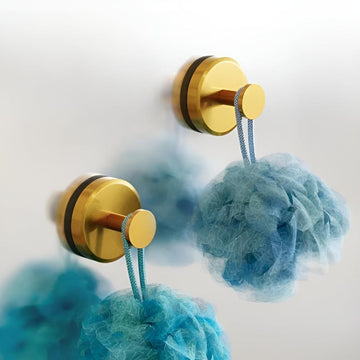 Vacuum Suction Shower Hooks Waterproof Wall Storage Hooks