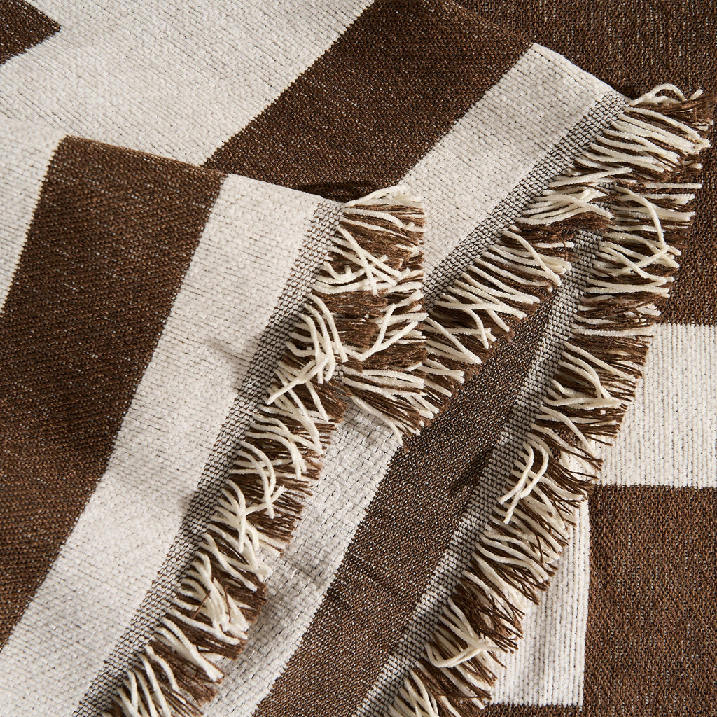 Tribal Pattern Chenille Sofa Cover in Soft Woven Fabric