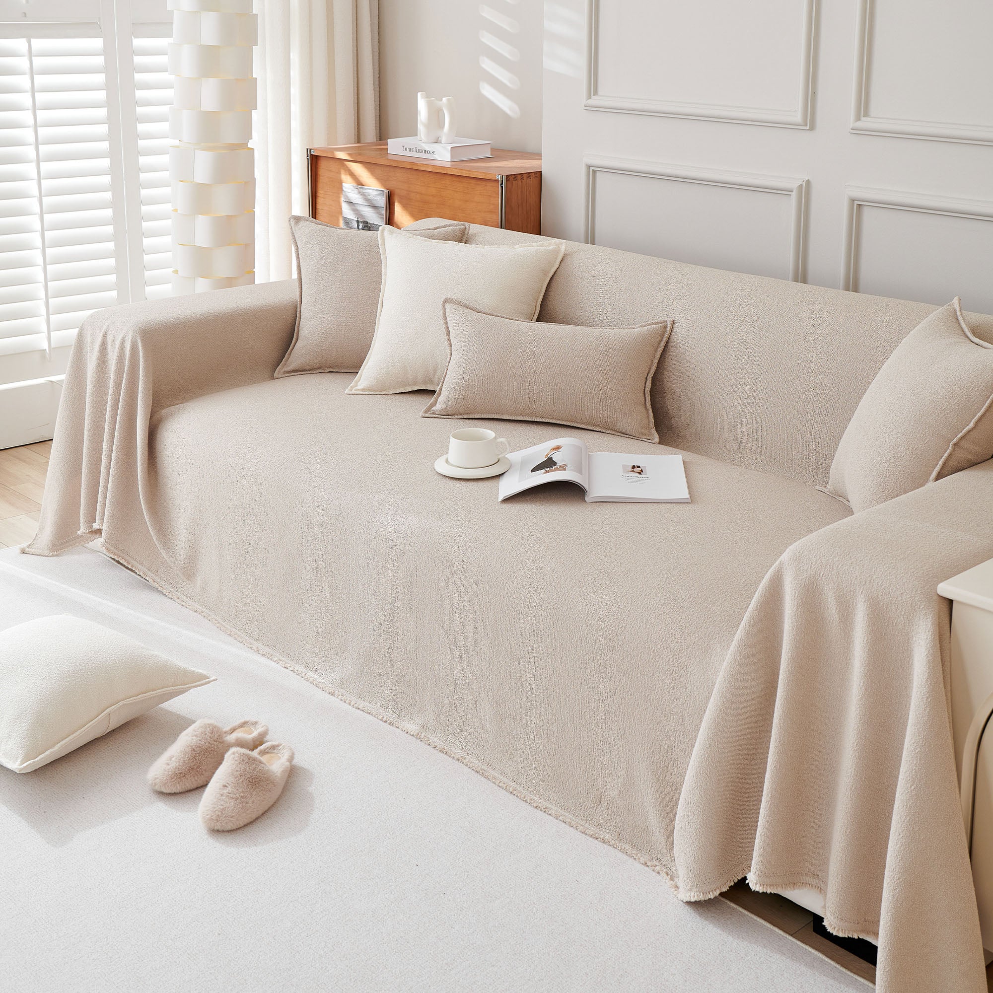 Waterproof Anti Slip AquaLux Sofa Cover for Pet Friendly Homes