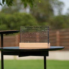 Real Elements Periodic Table LED Acrylic Display Light