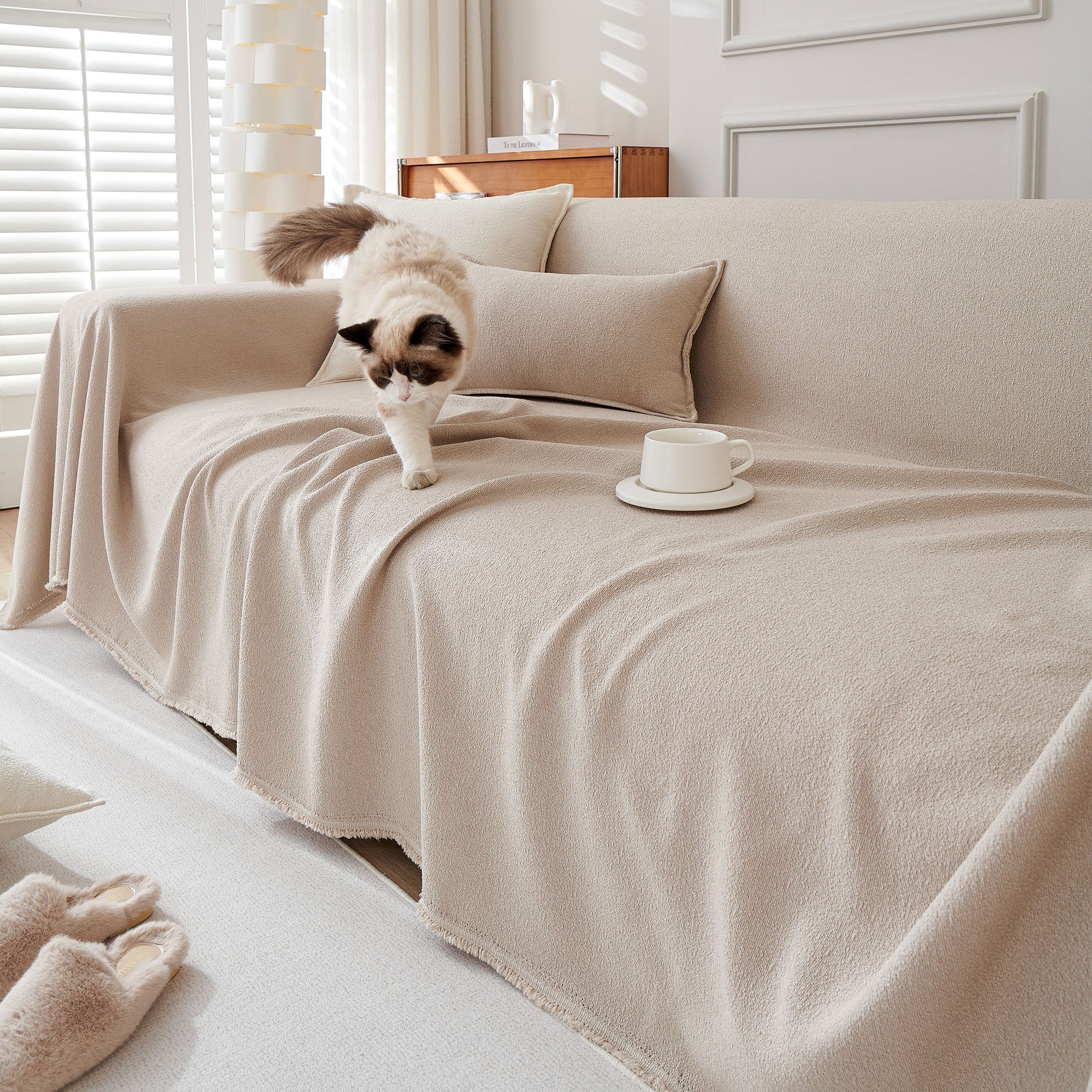 Waterproof Anti Slip AquaLux Sofa Cover for Pet Friendly Homes