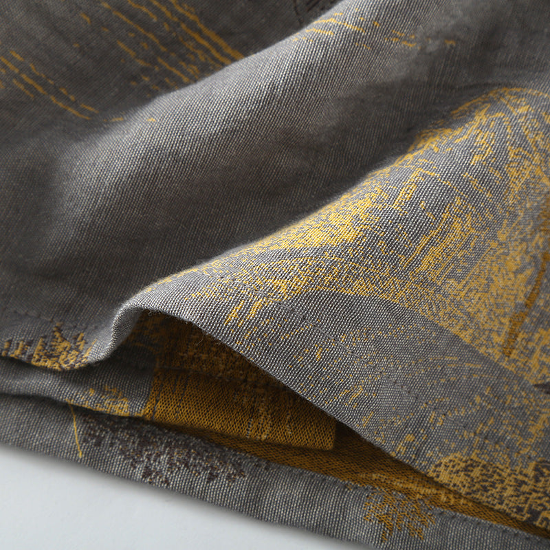 Breathable Cotton Gauze Kimono Bathrobe for Lounge Wear