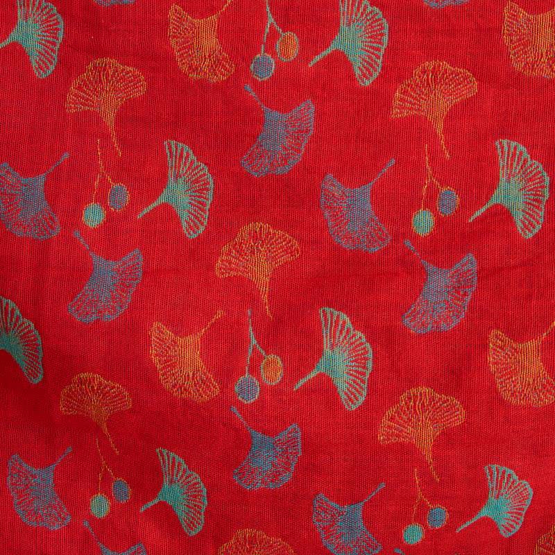 Two Tone Cotton Gauze Kimono Robe for Bath and Lounge