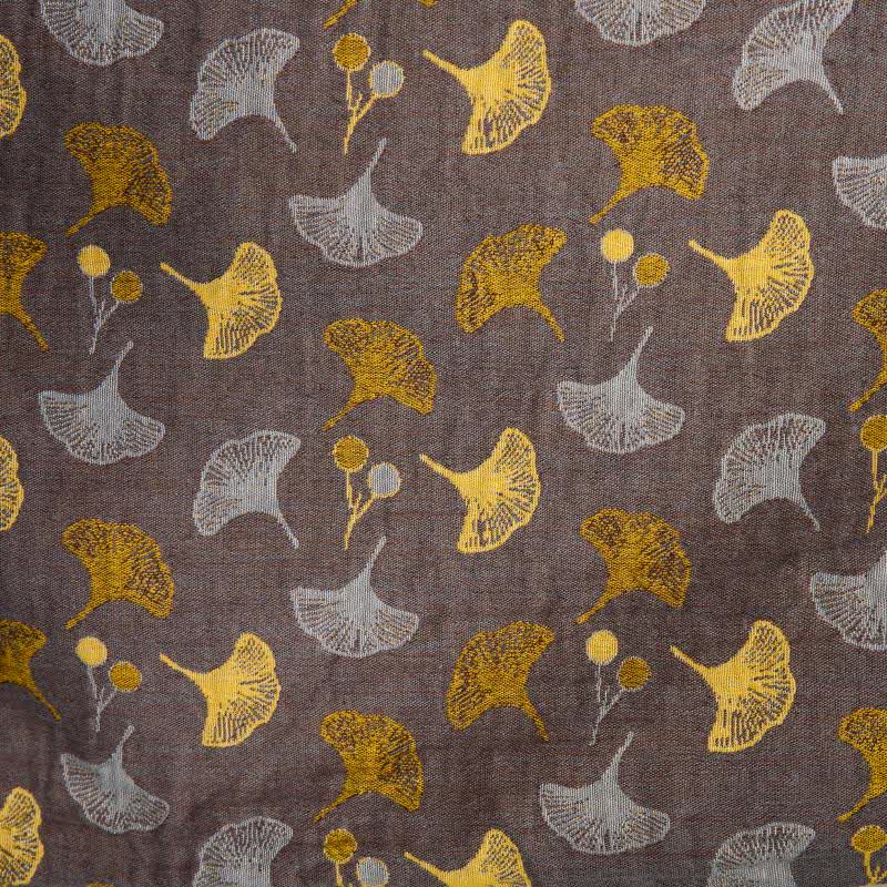 Two Tone Cotton Gauze Kimono Robe for Bath and Lounge