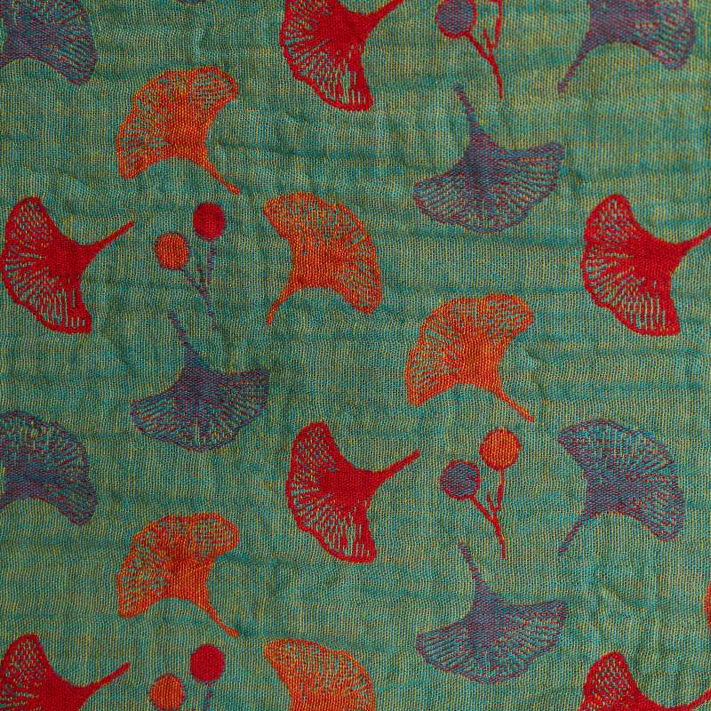 Two Tone Cotton Gauze Kimono Robe for Bath and Lounge