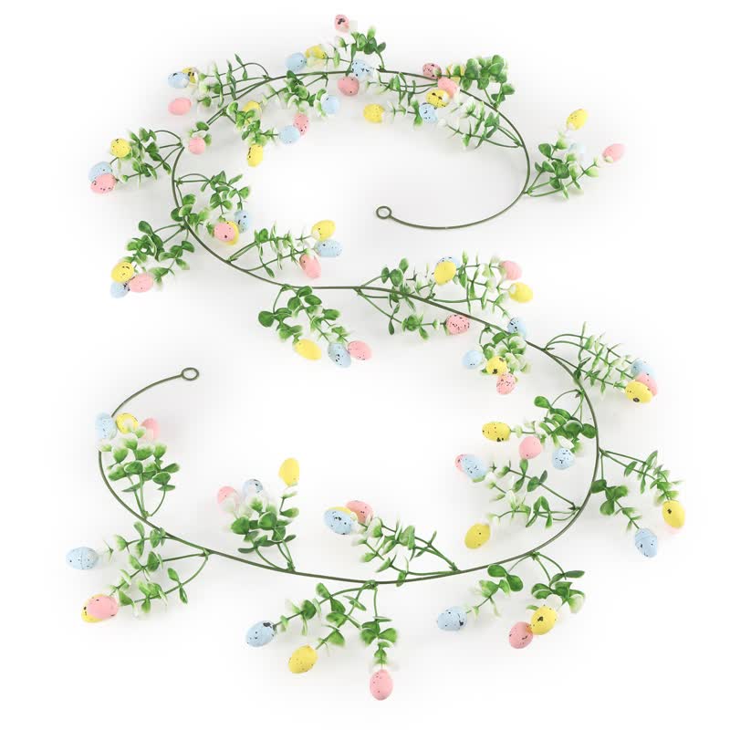 Artificial Easter Egg Eucalyptus Greenery Garland Spring Decoration