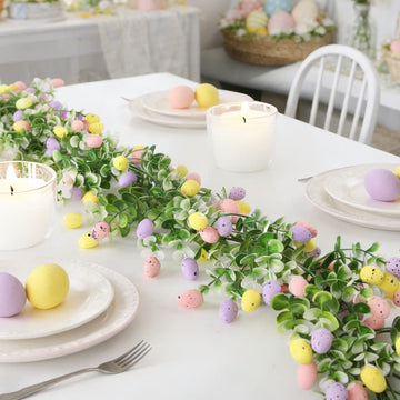 Artificial Easter Egg Eucalyptus Greenery Garland Spring Decoration