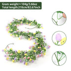 Artificial Easter Egg Eucalyptus Greenery Garland Spring Decoration