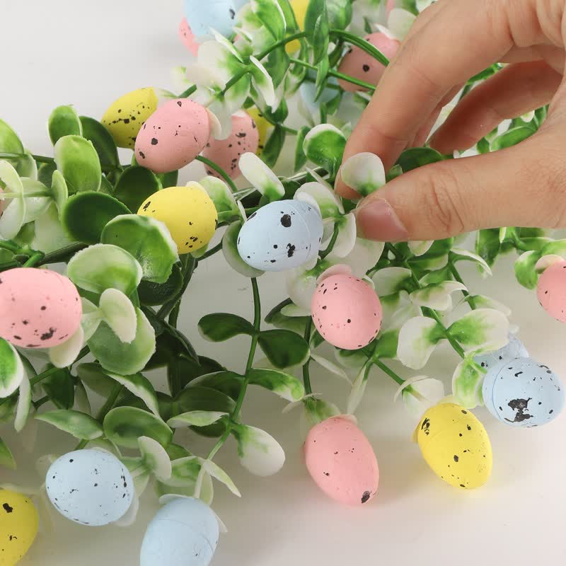 Artificial Easter Egg Eucalyptus Greenery Garland Spring Decoration