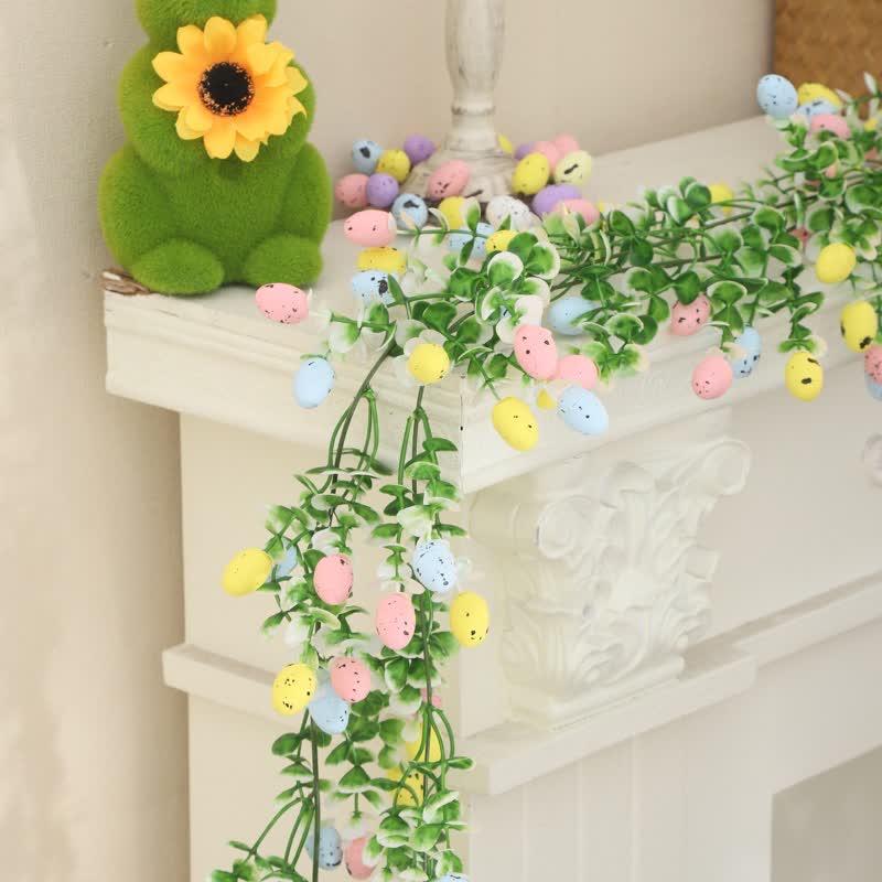 Artificial Easter Egg Eucalyptus Greenery Garland Spring Decoration