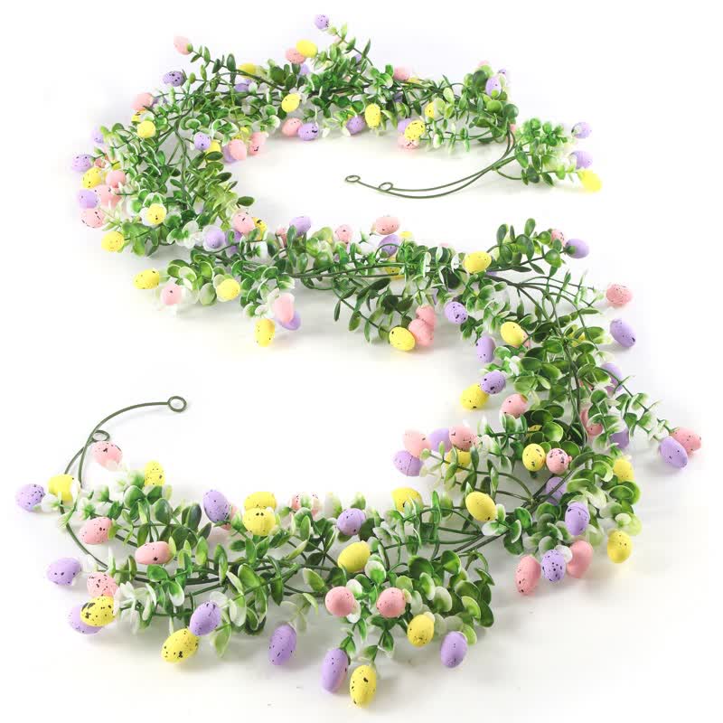 Artificial Easter Egg Eucalyptus Greenery Garland Spring Decoration