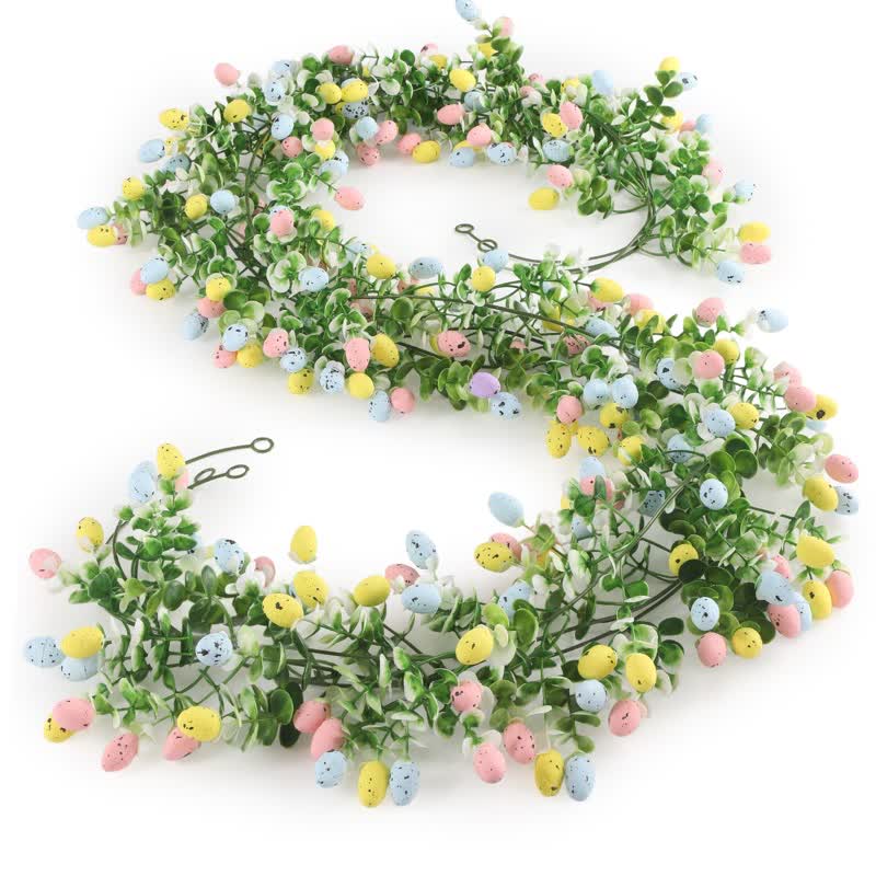 Artificial Easter Egg Eucalyptus Greenery Garland Spring Decoration