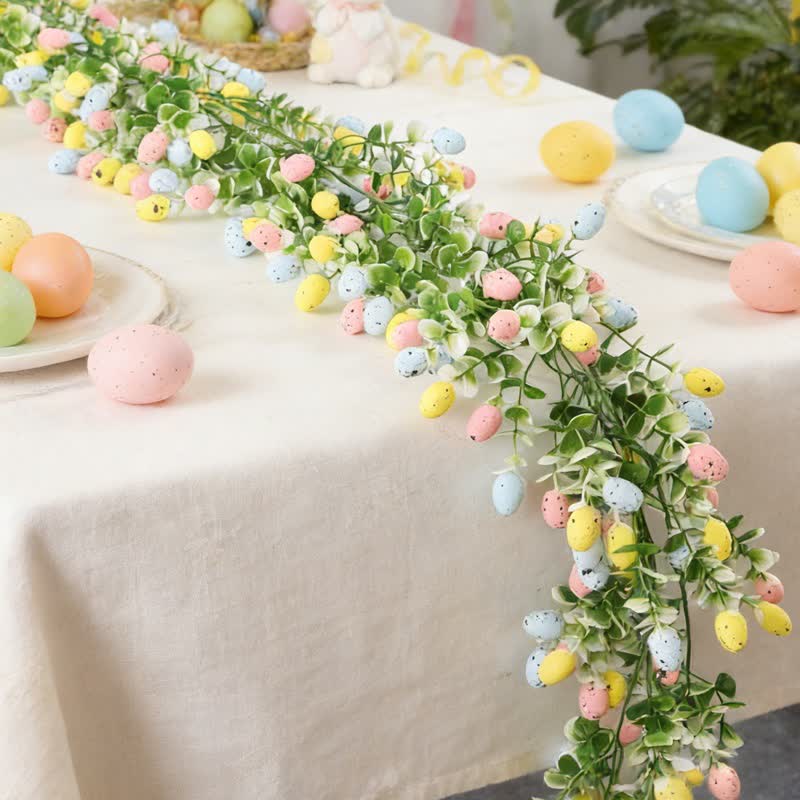 Artificial Easter Egg Eucalyptus Greenery Garland Spring Decoration