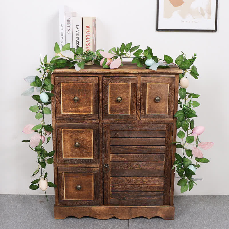 Faux Easter Egg Greenery Garland Spring Seasonal Decoration