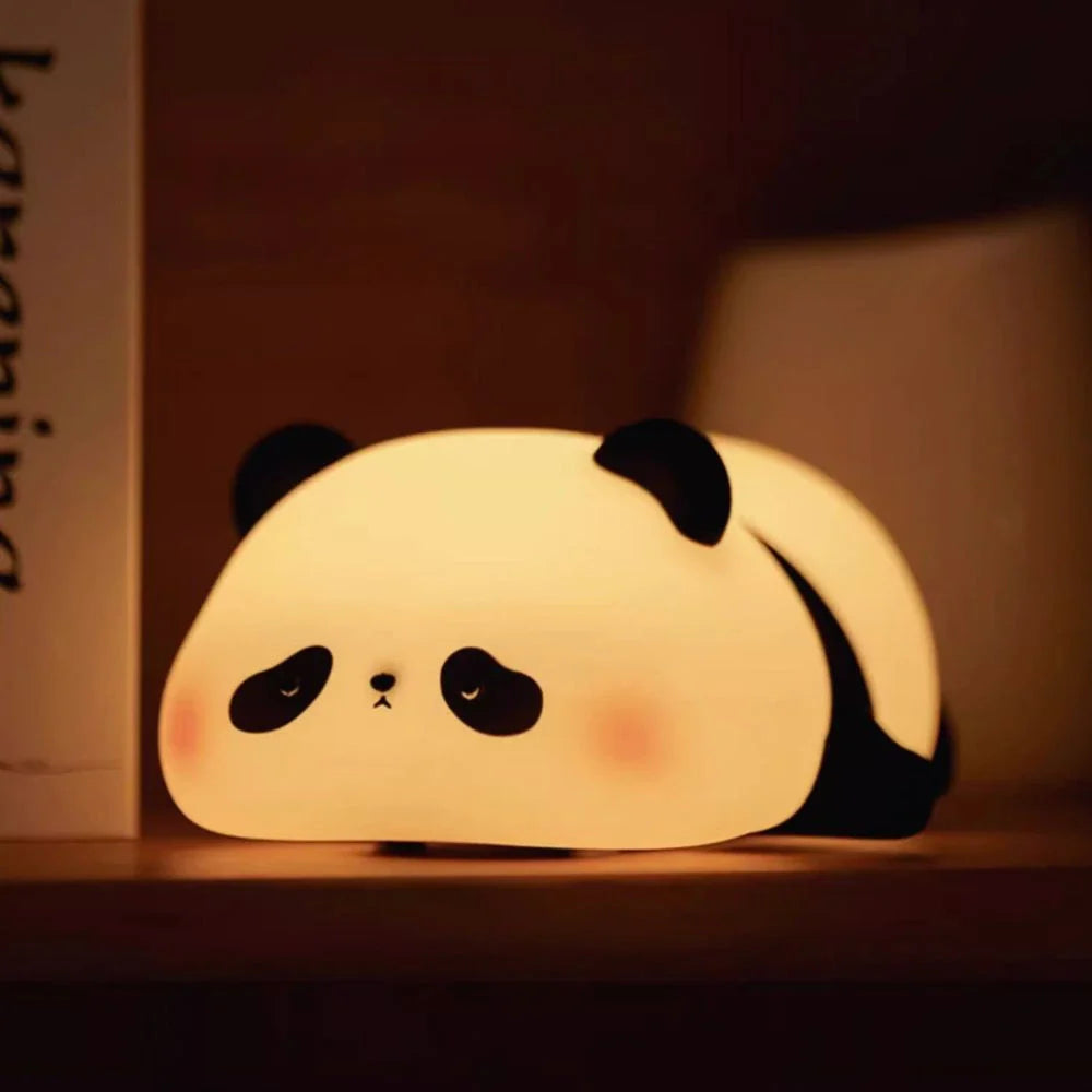 SqueezeBuddies Night Light Rechargeable Silicone Table Lamp