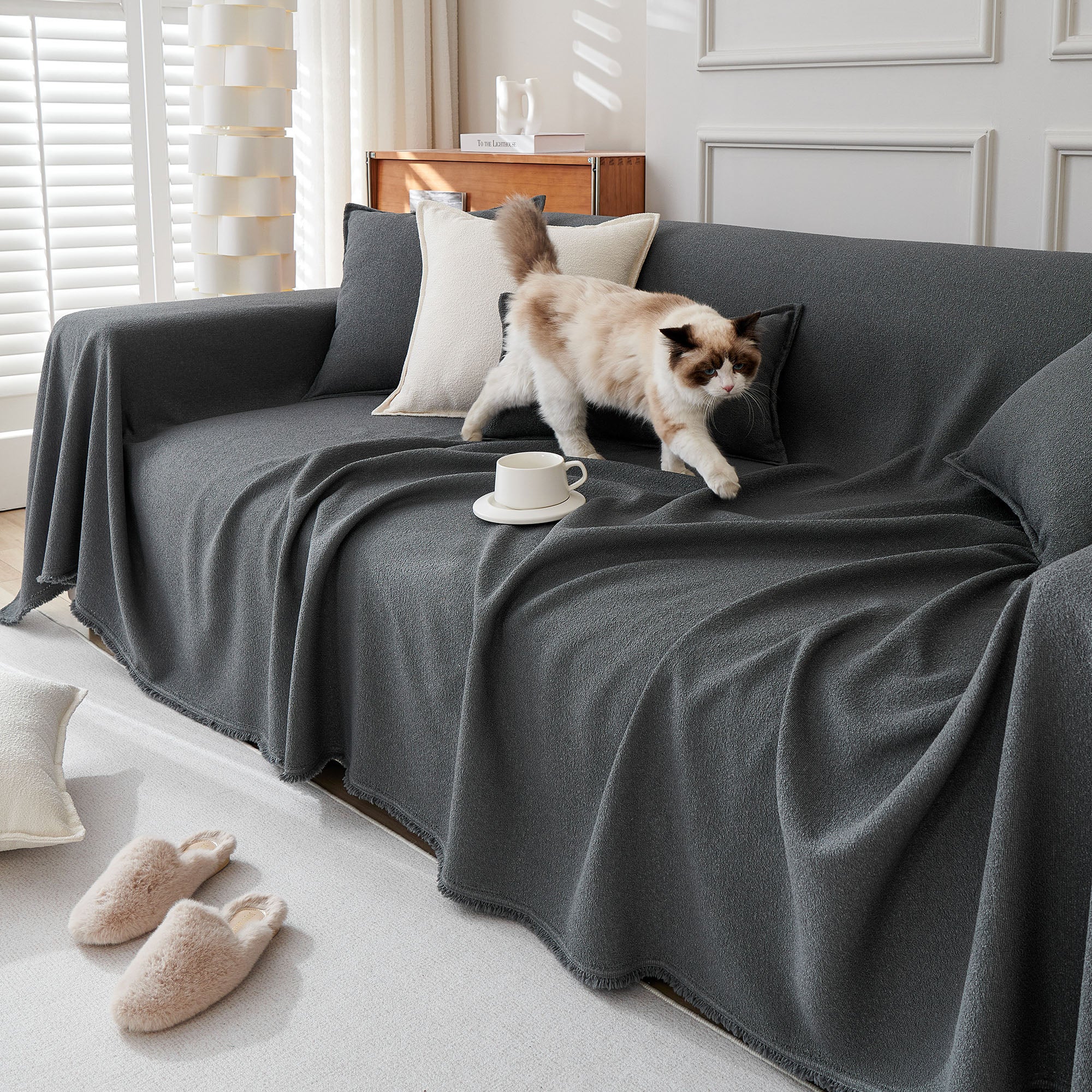 Waterproof Anti Slip AquaLux Sofa Cover for Pet Friendly Homes