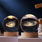 Luminous Crystal Ball LED Night Light USB Lamp