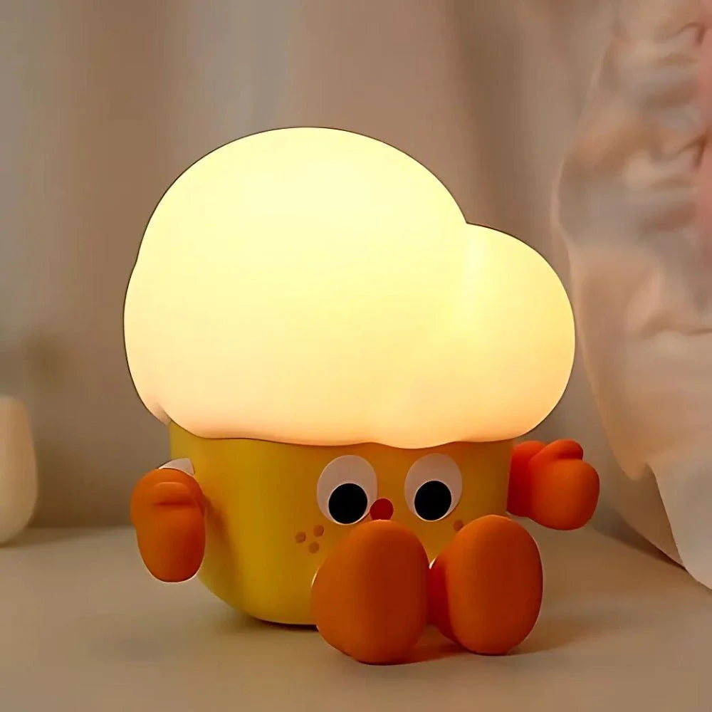 SqueezeBuddies Night Light Rechargeable Silicone Table Lamp