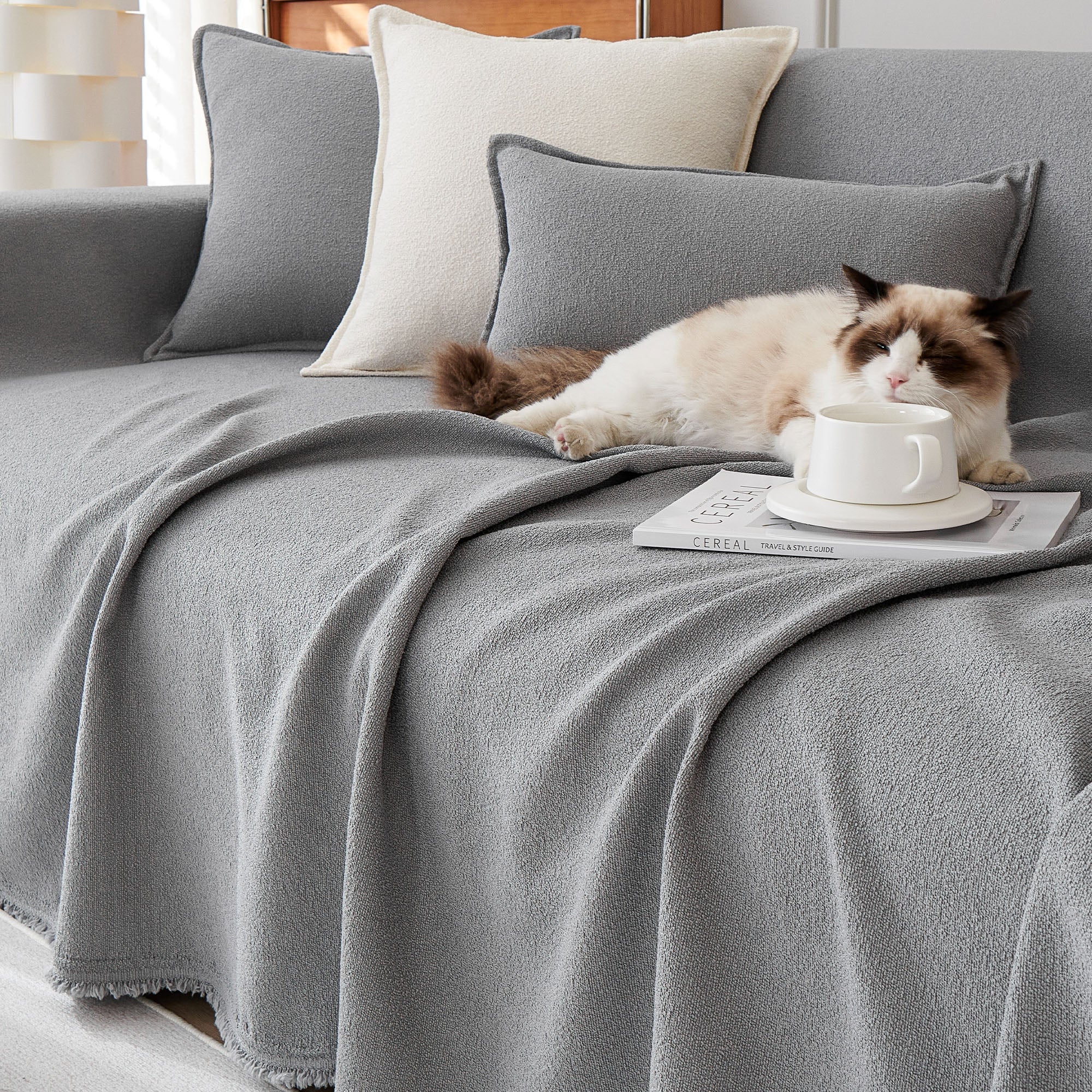 Waterproof Anti Slip AquaLux Sofa Cover for Pet Friendly Homes