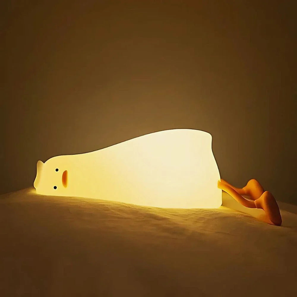 SqueezeBuddies Night Light Rechargeable Silicone Table Lamp