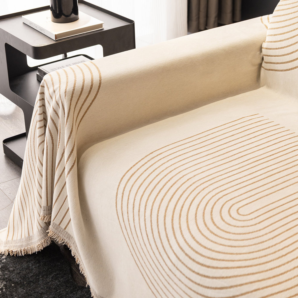 Reversible Chenille Sofa Cover for Soft Cozy Everyday Protection