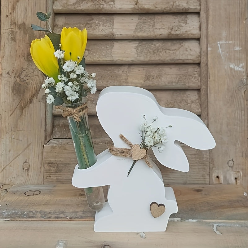 Easter Bunny Hydroponic Vase Silicone Mold DIY Decoration