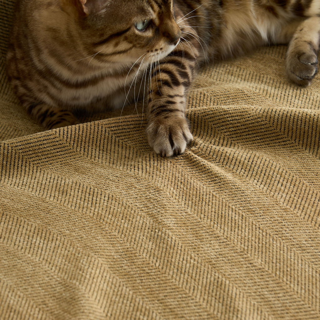 Durable Herringbone Sofa Cover for Modern Pet Friendly Homes
