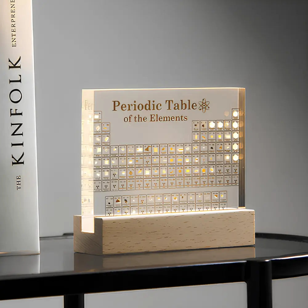 Real Elements Periodic Table LED Acrylic Display Light