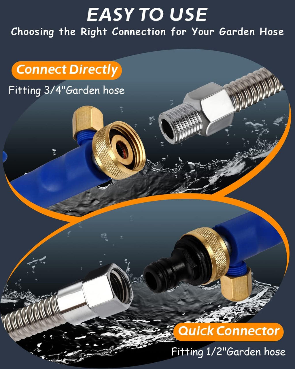 High Pressure Washer Spray Nozzle for Garden Hose
