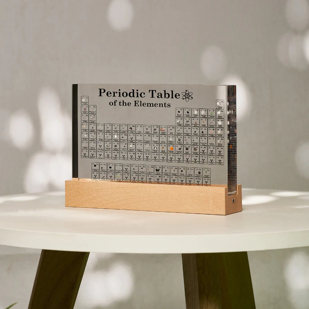 Real Elements Periodic Table LED Acrylic Display Light