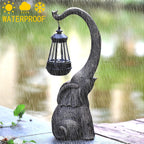 Enchanted Elephant Solar Garden Lamp