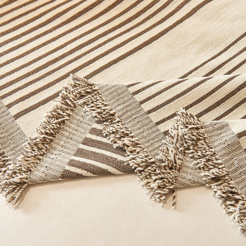 Arch Pattern Chenille Sofa Cover with Soft Textured Weave