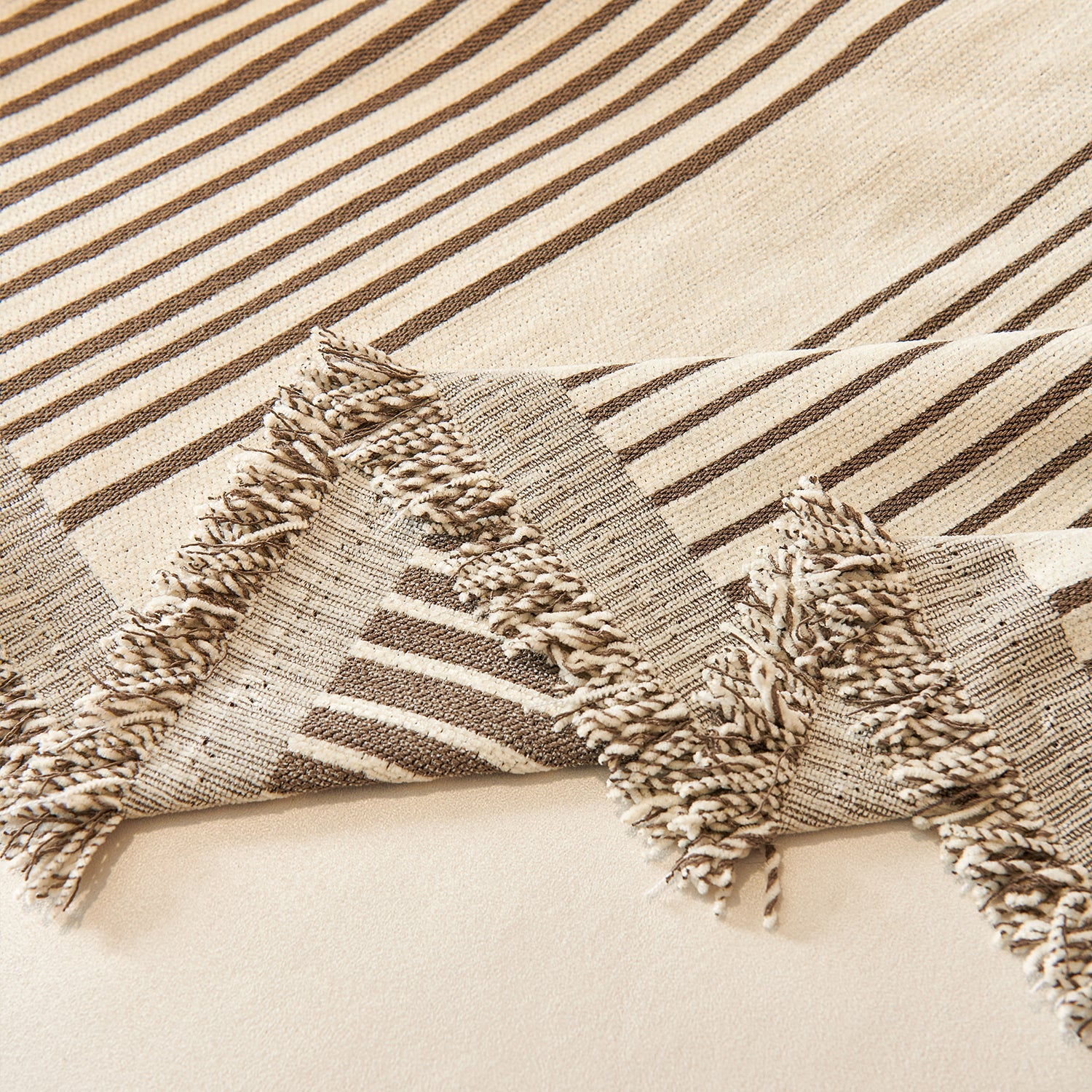 Arch Pattern Chenille Sofa Cover with Soft Textured Weave