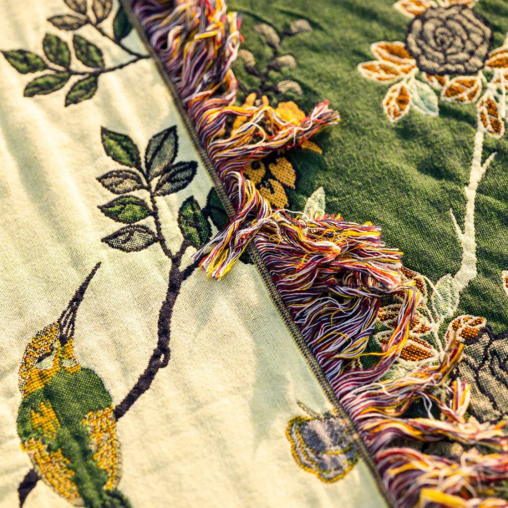 Multi Layer Cotton Gauze Throw Blanket for Sofa or Bed