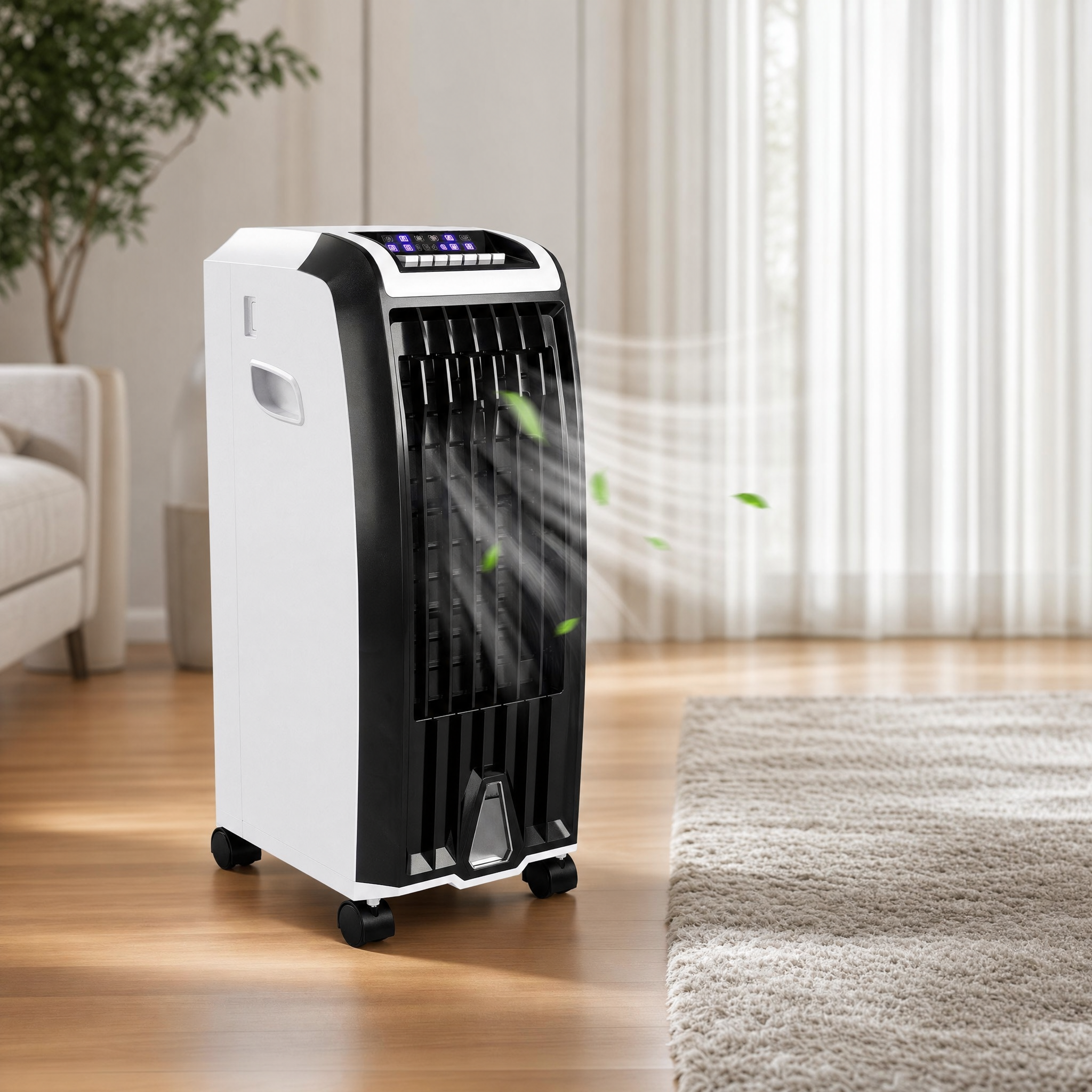 Quiet Portable Air Conditioner, Low-Noise Room Cooler