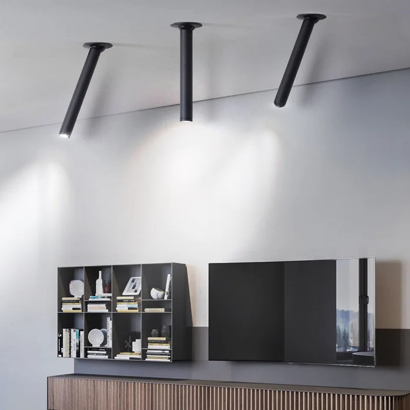 Adjustable Recessed LED Can Lights with Slim Aluminium Design | Customizable Spotlights for Artwork and Displays