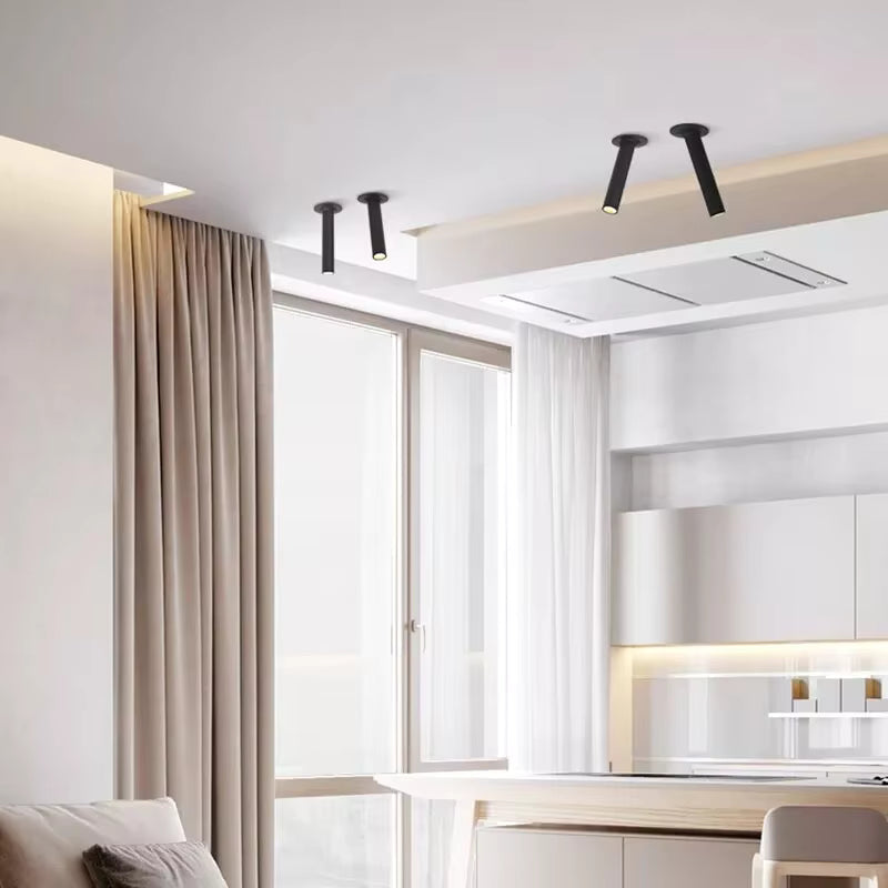 Adjustable Recessed LED Can Lights with Slim Aluminium Design | Customizable Spotlights for Artwork and Displays