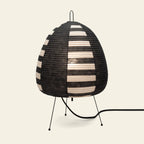 Japanese Rice Paper Table Lamp Retro Wabi Sabi Design