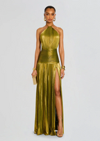 Alana Collection | Long Black Dress with Flattering Silhouette | Elegant Comfort for Special Occasions