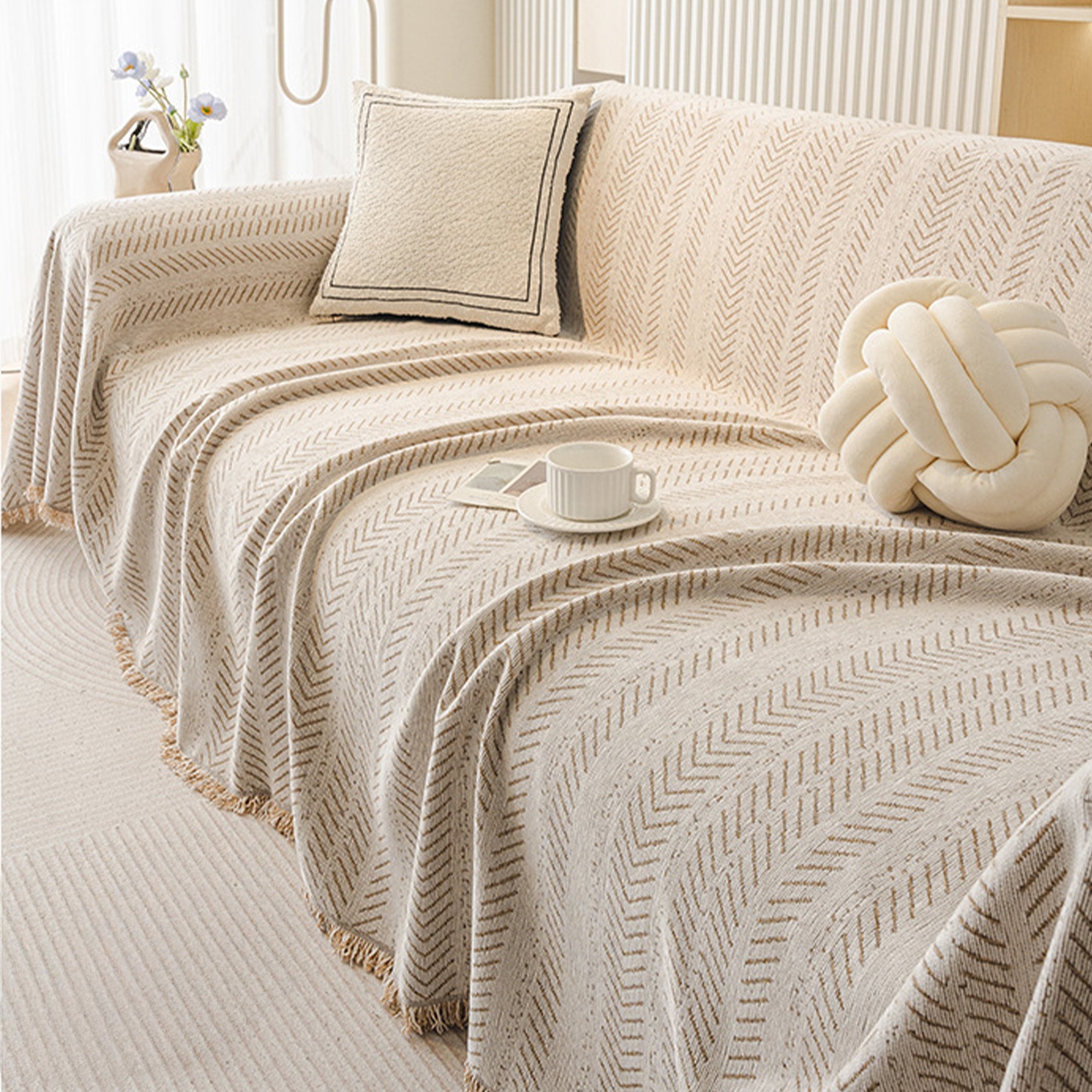 Chenille Anti Scratch Washable Sofa Cover for Cozy Living