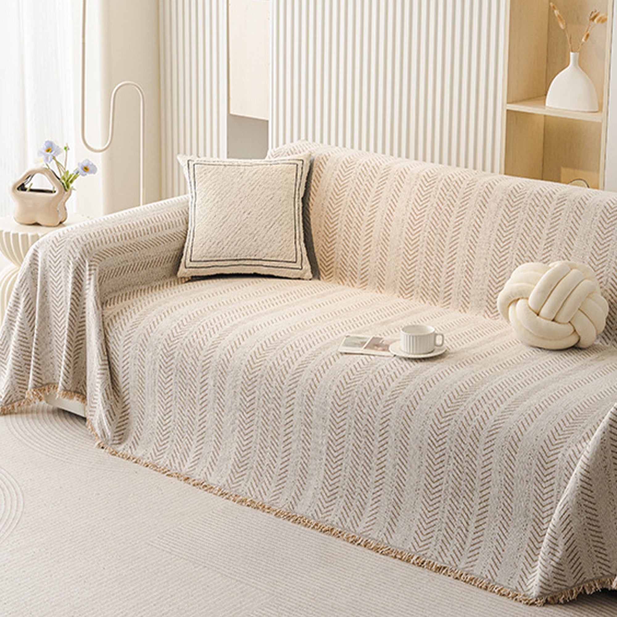 Chenille Anti Scratch Washable Sofa Cover for Cozy Living