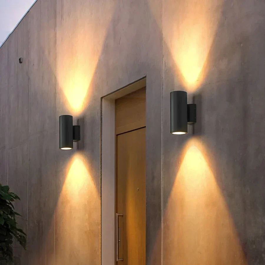 Aluminum Outdoor Wall Lamp with LED Lighting | Weatherproof Design for Reliable Illumination