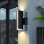 Aluminum Outdoor Wall Lamp with LED Lighting | Weatherproof Design for Reliable Illumination