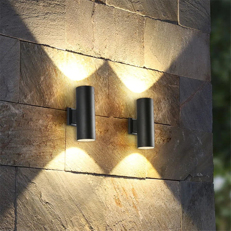 Aluminum Outdoor Wall Lamp with LED Lighting | Weatherproof Design for Reliable Illumination