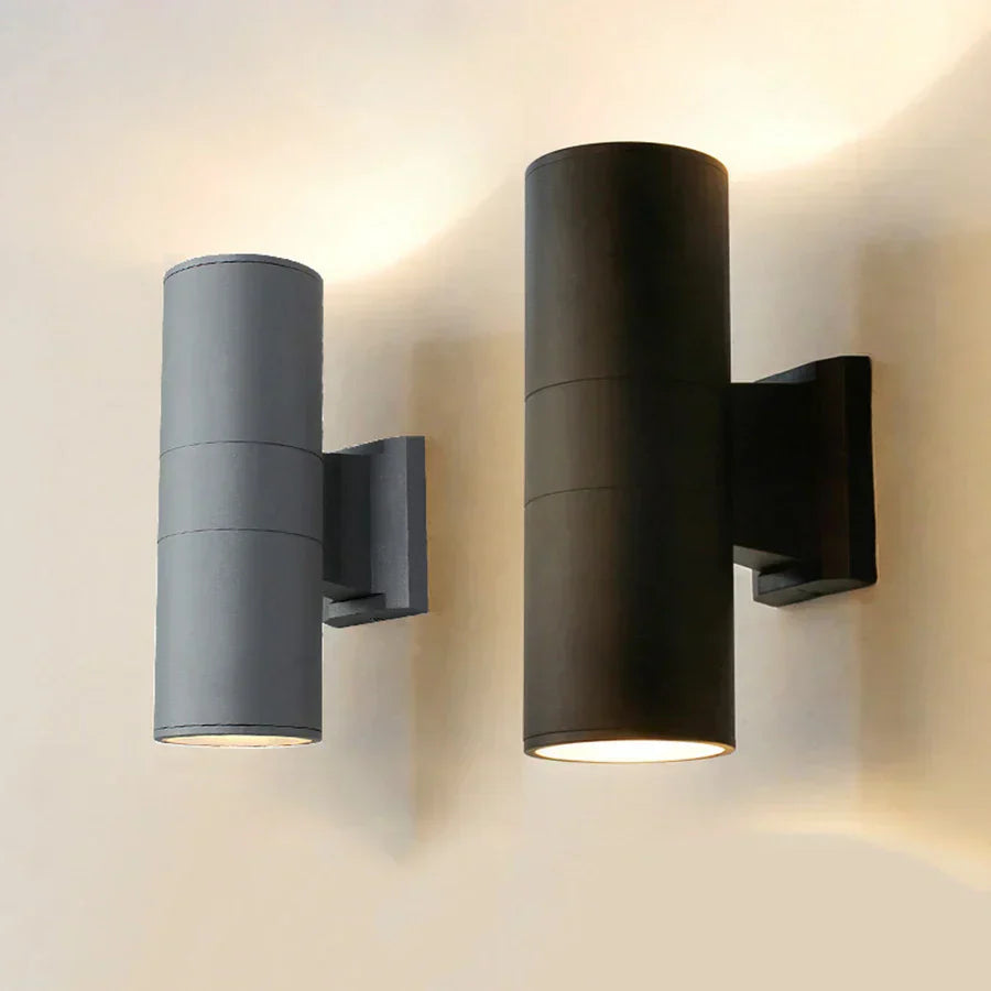 Aluminum Outdoor Wall Lamp with LED Lighting | Weatherproof Design for Reliable Illumination