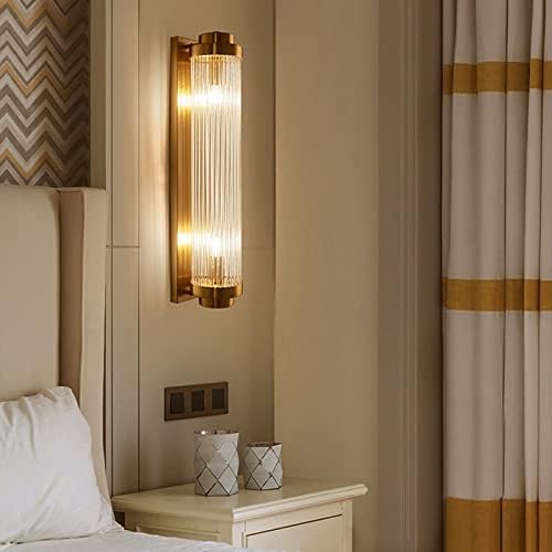 Art Deco Wall Sconce Light with Antique Brass Finish | Elegant Illumination for Bathrooms and Living Spaces