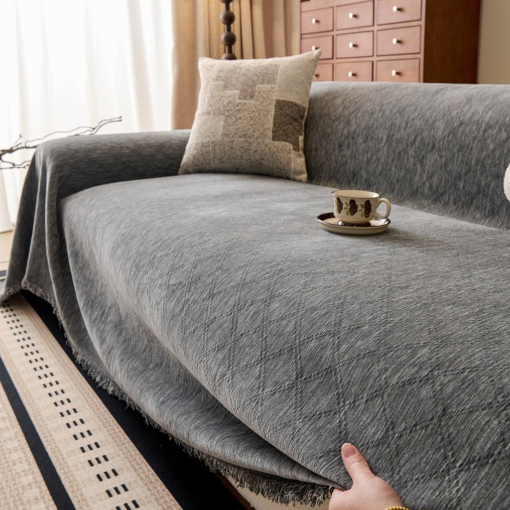 Thickened Chenille Anti Scratch Washable Sofa Cover