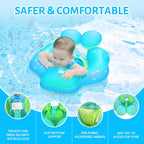 Baby Swim Float Canopy | UPF50+ Sun Protection with Safety Features | Fun and Secure Water Experience for Infants