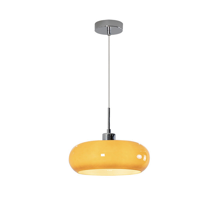 Bauhaus Collection | Glass Pendant Light with Geometric Design | Adjustable Height for Modern Kitchen Lighting