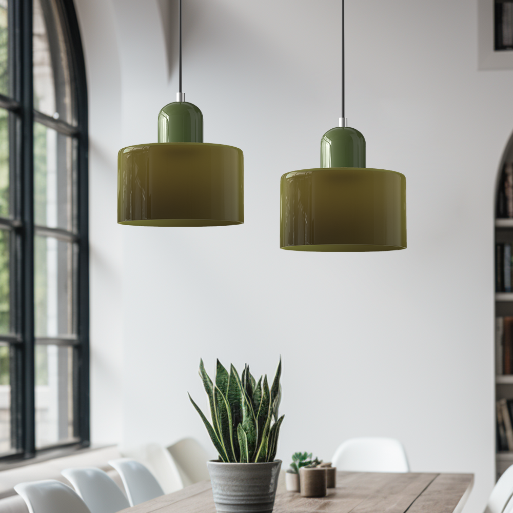 Bauhaus Collection | Pendant Lighting with Geometric Design | Elegant Hanging Lights for Modern Kitchen Island